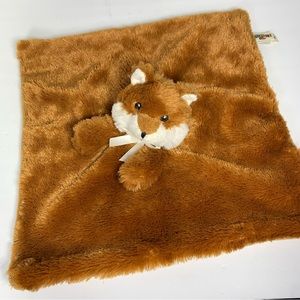 Bass Pro Shop Fox Fuzzy Brown Baby Security Blanket Lovey 12" Plush